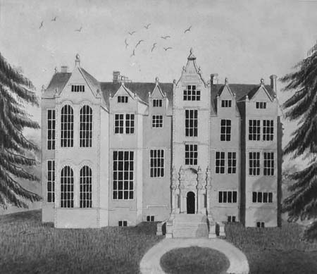 Wroxton Abbey, c. 1830